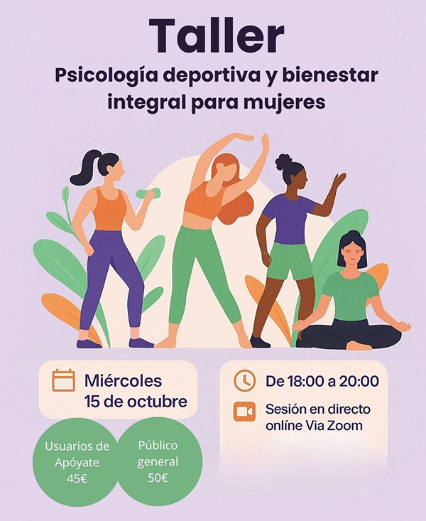 Taller Online: Psicología deportiva y bienestar integral para mujeres